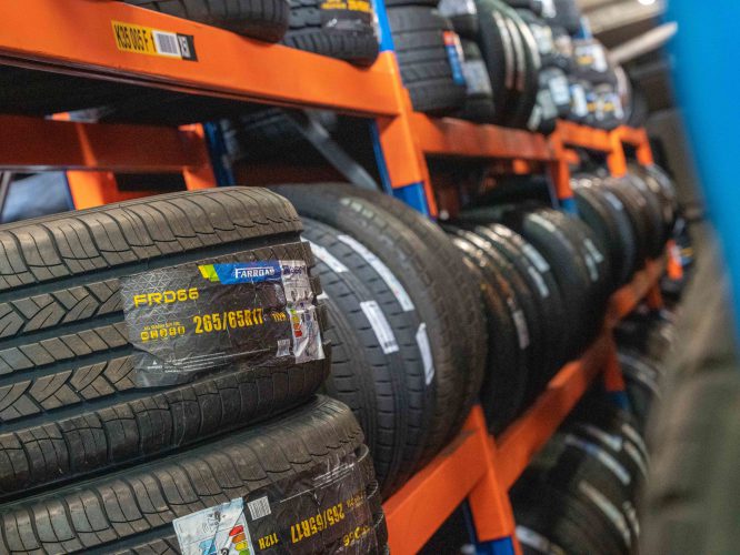 wall of performance tyres