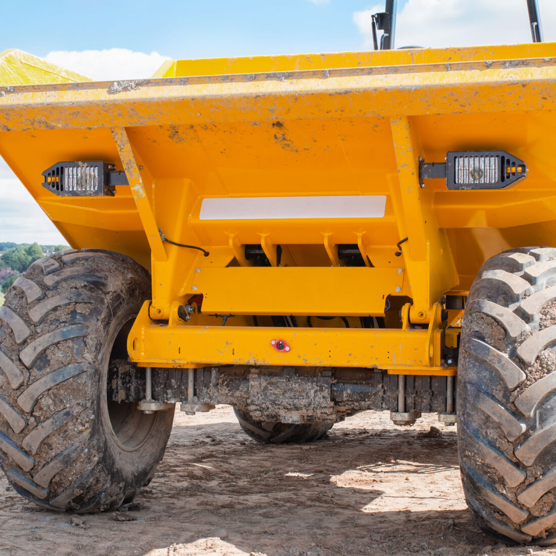 Plant vehicle at the depot